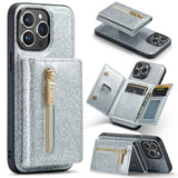 M3 For iPhone 14 Pro Max Glitter Wallet Protective Case iPhone 14 Pro Two In One Magnetic Phone Case - V.I.P Digital Presence