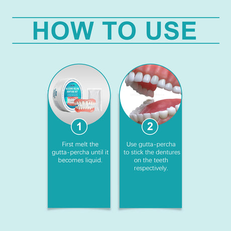 Cosmetic Denture Set To Enhance Smile Appearance Comfortable Material Denture Dental Cosmetic Set - V.I.P Digital Presence