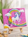 Kit de pintura al óleo 3D DIY de unicornio en relieve