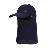 1pc Summer Baseball Cap with Detachable 360° Neck Sun Flap. For men, hiking, fishing, outdoor. - V.I.P Digital Presence