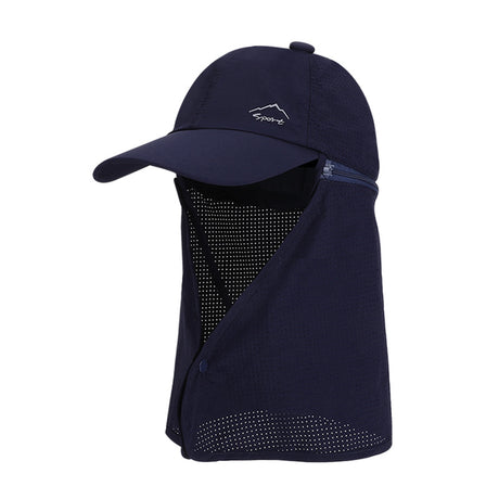 1pc Summer Baseball Cap with Detachable 360° Neck Sun Flap. For men, hiking, fishing, outdoor. - V.I.P Digital Presence