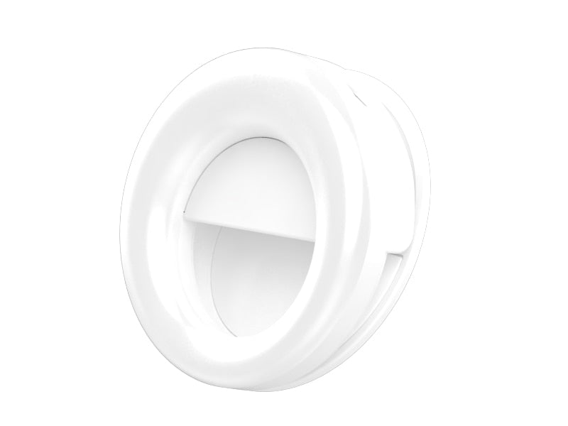 Anillo de luz para selfies con 40 lámparas LED de 3200 K a 6500 K, actualizado, para iPhone, Android, smartphone, vlog, luz de relleno, recargable. 