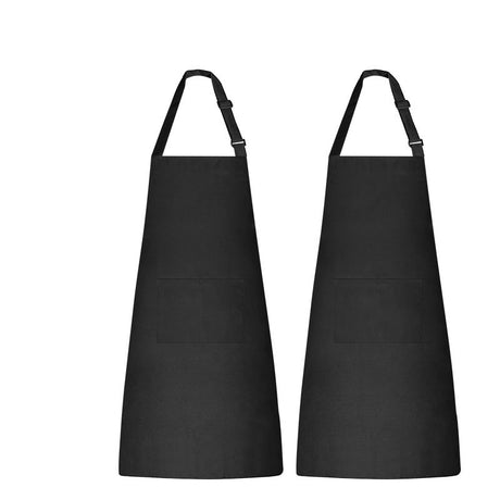 Solid color apron for kitchen and household use waterproof and oil resistant - V.I.P Digital Presence