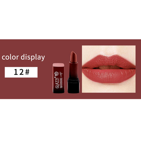 Small Square Tube Matte Matte Not Easy To Fall Off Lipstick Smooth Moisturizing Not Pull Dry Lasting Color Portable Lipstick Makeup - V.I.P Digital Presence