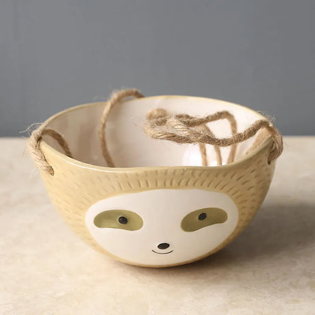 1Pcs Ceramic Hanging Plant Pots Scindapsus Chlorophytum Hanging Flower Basket Flower Pot Cartoons Animal Vase Garden Decoration - V.I.P Digital Presence