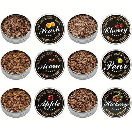 Cocktail Smoking Wood Chips 6 Types of Smoked Wood Flavors Bourbon Whiskey Gift for Father/Husband/Men - V.I.P Digital Presence