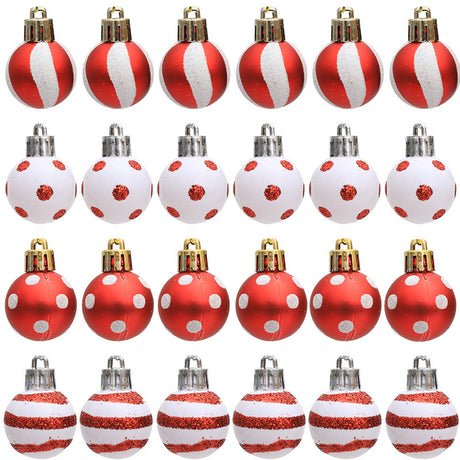 Christmas decorations Christmas trees gifts decorations mini painted Christmas balls - V.I.P Digital Presence