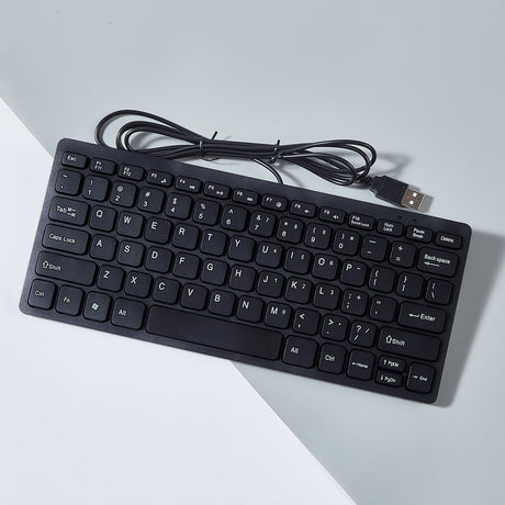 USB desktop laptop keyboard wired chocolate mini silent small keyboard - V.I.P Digital Presence
