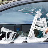 4-in-1 multifunctional cleaning tool glass scraper window scrubber bathroom mirror wiper non removable and washable - V.I.P Digital Presence