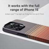 PITAKA is suitable for Apple 15promax magnetic sunset moonrise Kevlar floating aramid high-end magsafe carbon fiber mobile phone case - V.I.P Digital Presence