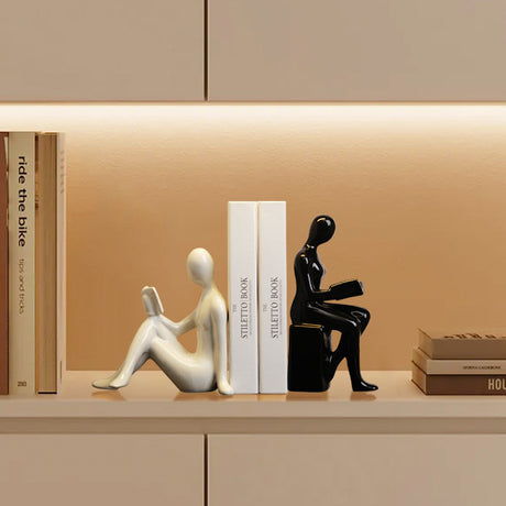 Modern bookends character ornaments home decor living room TV decorations - V.I.P Digital Presence
