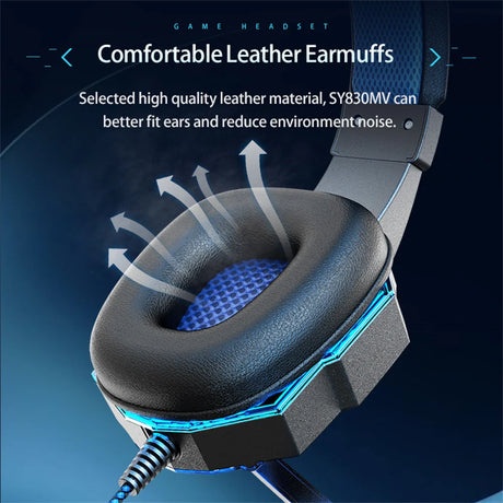 Earphones for wired laptops, dedicated earphones for gaming and esports, comfortable to wear, and head mounted gaming headphones - V.I.P Digital Presence