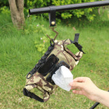 Outdoor camping wet tissue paper box camouflage waterproof canvas tissue bag square hand-held tissue storage bag - V.I.P Digital Presence