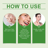 Green Tea Cleansing Gel Gloss Oil Control Clean Balance Skin Moisturizing Moisturizing Skincare Set