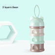 3 / 4 layers Bear Style Portable Baby Food Storage Box Essential Cereal Cartoon Infant Milk Powder Box Toddle Snacks Container - V.I.P Digital Presence