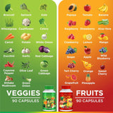 Fruits and Vegetables capsules - V.I.P Digital Presence