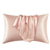 Simulation silk solid color polyester pillowcase envelope pillow pillow cases pillow pair multi-color - V.I.P Digital Presence