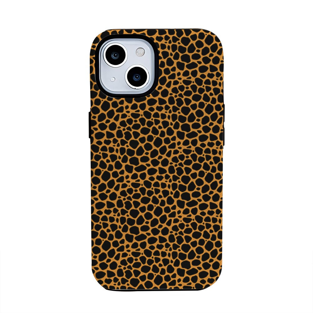 Sexy leopard print Apple 15 phone case IP16 anti drop protective case 2-in-1 film case Apple 13pro - V.I.P Digital Presence