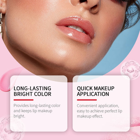 Pheromone Charm Lip Gloss, Feminine Feminine Feminine Lift Trend Makeup Bright Color Non-Fading Lipstick - V.I.P Digital Presence