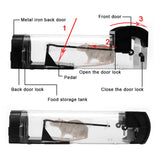 Safe Firm Humane Reusable Plastic Rodents Trap Household Mouse Catcher Smart Self-locking Mousetrap for Indoor Outdoor Garden