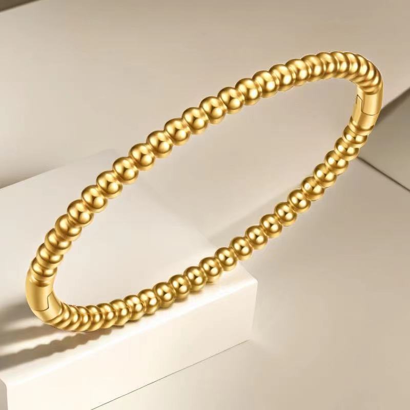 Stainless steel titanium steel bracelet for women non fading electroplated buckle jewelry for women - V.I.P Digital Presence