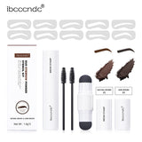 Ibcccndc Double-Headed Eyebrow Powder Stick White Tube Hairline Powder Dark Brown Eyebrow Card Eyebrow Powder Seal Eyebrow Pencil - V.I.P Digital Presence