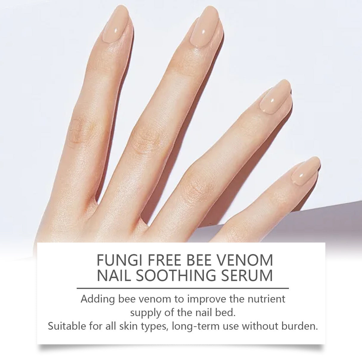 Bee Venom Grey Nail Care Solution For Hand And Foot Nails Cleansing Nutrition Repair Brightening Rotten Nails Thickening - V.I.P Digital Presence