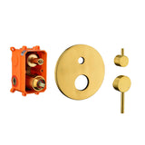 Shower System with Shower Head  Hand Shower Slide Bar Bodysprays, Shower Arm  Hose Valve Trim  and Lever Handles - V.I.P Digital Presence