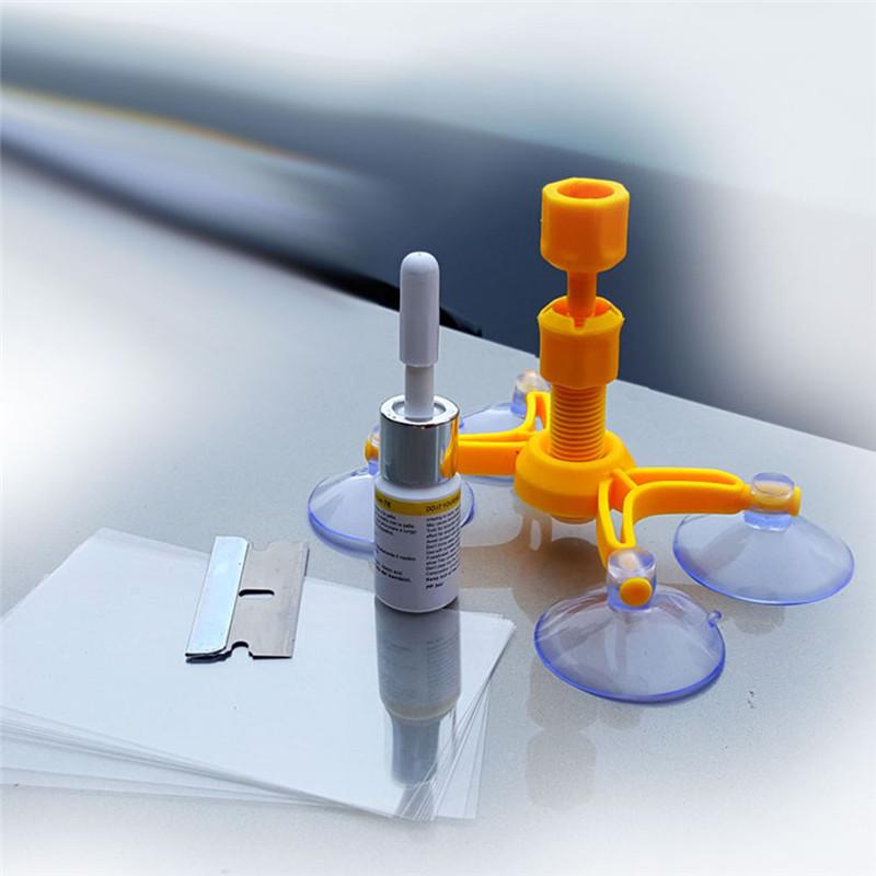 l Car Windshield Repair Tool 1 Set Repair Agent Suction Cup Auto Front Window Repairing Paintless Dent Removal Tools - V.I.P Digital Presence
