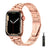 Suitable For Apple Watch S 3 4 5 iwatch S 7 8 9 Stainless Steel Metal Fine Steel Watch Chain With Five Beads - V.I.P Digital Presence