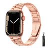 Suitable For Apple Watch S 3 4 5 iwatch S 7 8 9 Stainless Steel Metal Fine Steel Watch Chain With Five Beads - V.I.P Digital Presence