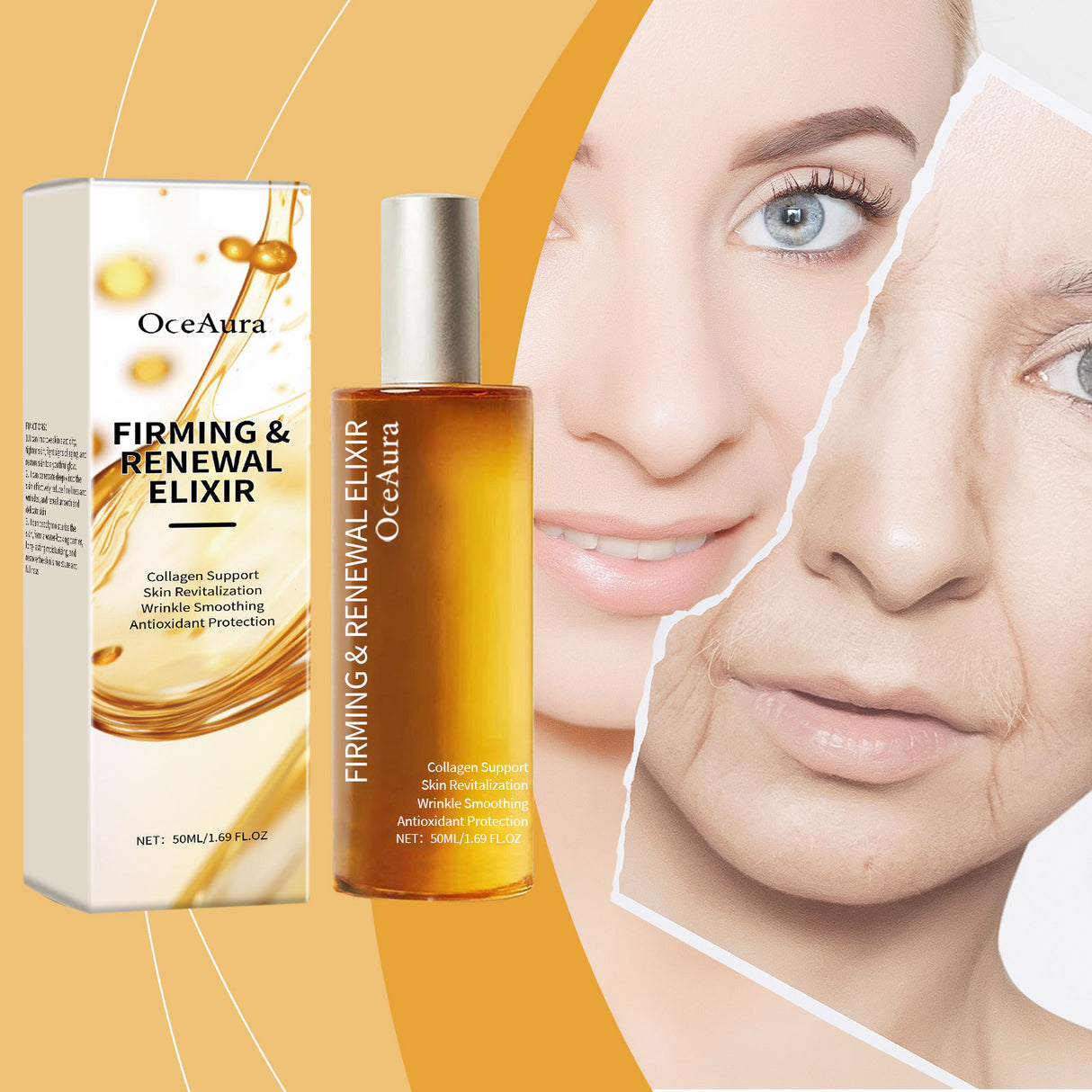 Firming Essence Hydrates, Moisturizes And Firms Skin With Elastic, Delicate, Brightening And Smoothing Care Essence