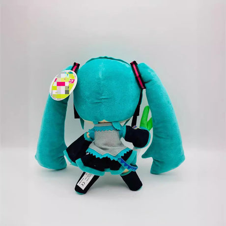 30cm Large Standing Green Holding Onion Sound Miku Plush Doll Toy Doll - V.I.P Digital Presence