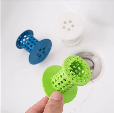 Bath Stopper Plug Sink Strainer Filter Sewer Dredge Device Shower Hair Stopper Bathroom Drain Hair Catcher bathroom accessories（green） - V.I.P Digital Presence