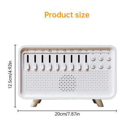 8 - Adjustable - White - Noise Air Aroma Diffuser Humidifier with Night Light and Bluetooth Speaker - V.I.P Digital Presence