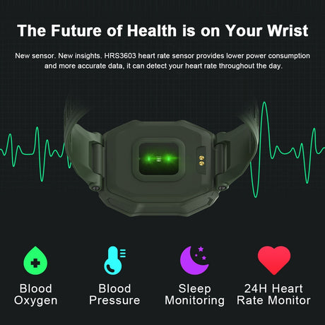 Smartwatch 2021 KOSPET ROCK Rugged Watch For Men Outdoor Sports Waterproof Fitness Tracker Blood Pressure Monitor Smart Watch - V.I.P Digital Presence