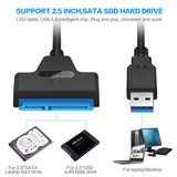 SATA Easy Drive Cable 2.5-inch Hard Disk Cable USB3.0 to SATA Easy Drive Cable SATAIII - V.I.P Digital Presence