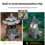 Solar-Powered Zen Garden Decor: Pagoda Lanterns & Statues - V.I.P Digital Presence