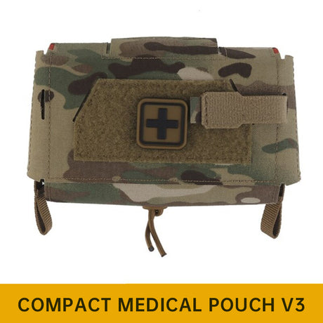 Compact Trauma Bag V3 GEN3 Style Agilit MD2 IFAK Tactical Medical First Aid Bag for Hunting Vest Plate Carrier Belt - V.I.P Digital Presence