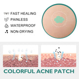 Colorful Acne Patch, Repair Pit Acne Print Smooth Skin Lightening Spot Clear Acne Facial - V.I.P Digital Presence