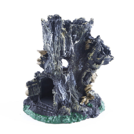 Fish tank pet shelter lizard house tree stump ornaments - V.I.P Digital Presence
