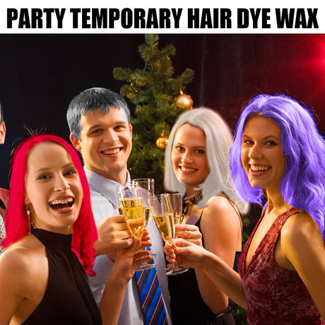 Temporary Party Wax Set, Halloween Party Temporary Convenient Hair Easy To Color And Wash - V.I.P Digital Presence