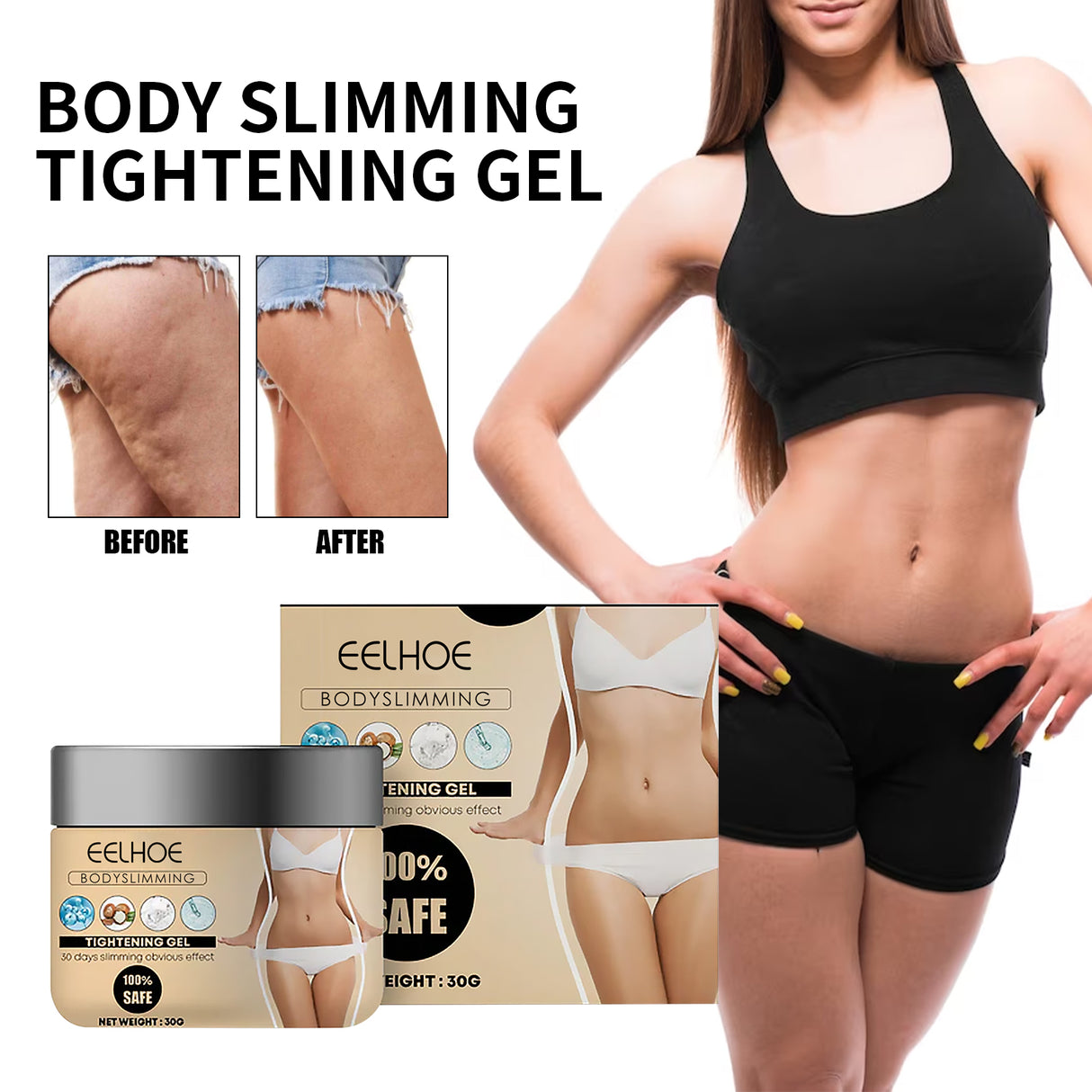 Body Slimming Tightening Gel, Firming Arms Worship Meat Belly Highlights Body Curves Slimming Gel - V.I.P Digital Presence