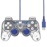 Transparent shell PC computer USB game controller 3D joystick controller vibration free game accessories - V.I.P Digital Presence