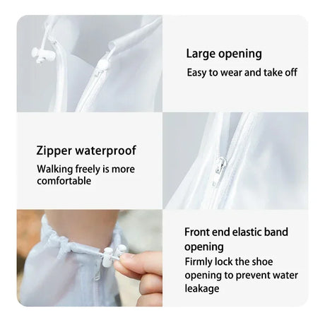 Waterproof, non-slip reusable shoe covers (PVC/silicone sole) – for rain/snow, unisex. - V.I.P Digital Presence