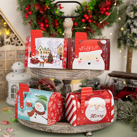 New Christmas decoration products, Christmas mailbox, tin box, gift box, candy box, gift box, ornament - V.I.P Digital Presence