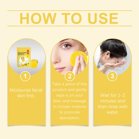 Turmeric Acid Cleansing Pad Gently Cleanses Face, Moisturizes Skin, Moisturizes Oil And Cleanses Face - V.I.P Digital Presence