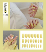 Nail Art Fake Nails Stiletto Tips Clear Press on Long False with Glue Coffin Stick Display Full Cover Artificial Designs Matte - V.I.P Digital Presence