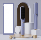 New Straight Hair Comb Negative Ion Straightener for Straight and Curled Hair Dual Use Electric Curling Hair Comb Inner Buckle L - V.I.P Digital Presence