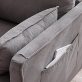 29.5 "W Modern Fabric Decorative Chair Armchair Upholstered Reading Chair Single Sofa Casual Club Chair
